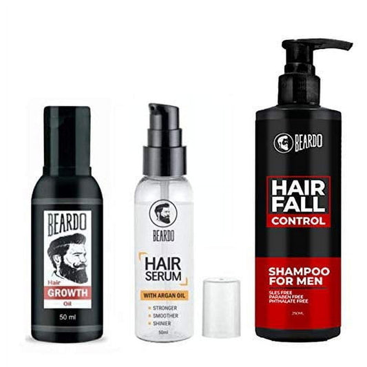 Beardo Complete Hair Fall Control Kit | Haifall control kit |BEARDO HAIR FALL CONTROL SHAM