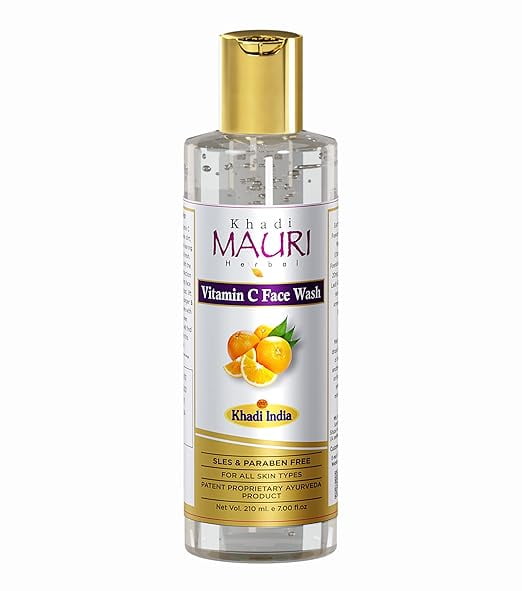 Khadi Mauri Herbal Vitamin C FaceWash With Powerful Cleanser 210 ML