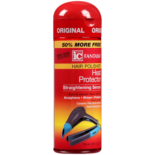 Fantasia High Potency IC Original Heat Protector Straightening Serum, 6 fl. oz., Chemicall