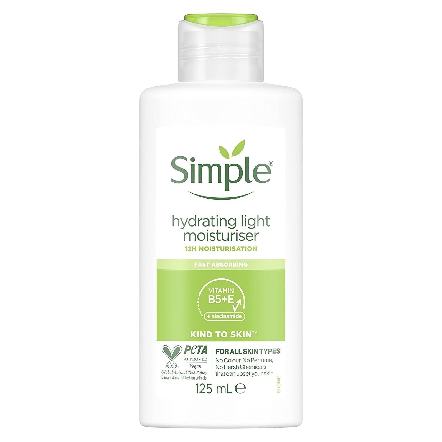 6 x Simple Kind to Skin Hydrating Light Moisturiser 125ml