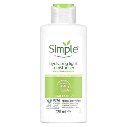 6 x Simple Kind to Skin Hydrating Light Moisturiser 125ml