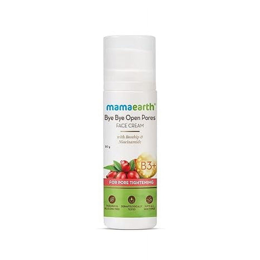 Mamaearth Bye Bye Face Cream, For Pore Tightening with Rosehip & Niacinamide - 30 g