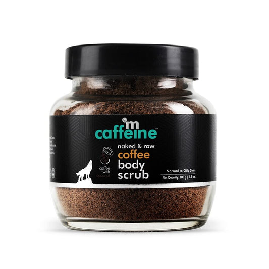 mCaffeine Exfoliating Coffee Body Scrub for Tan Removal Soft-Smooth Skin | For Women Men