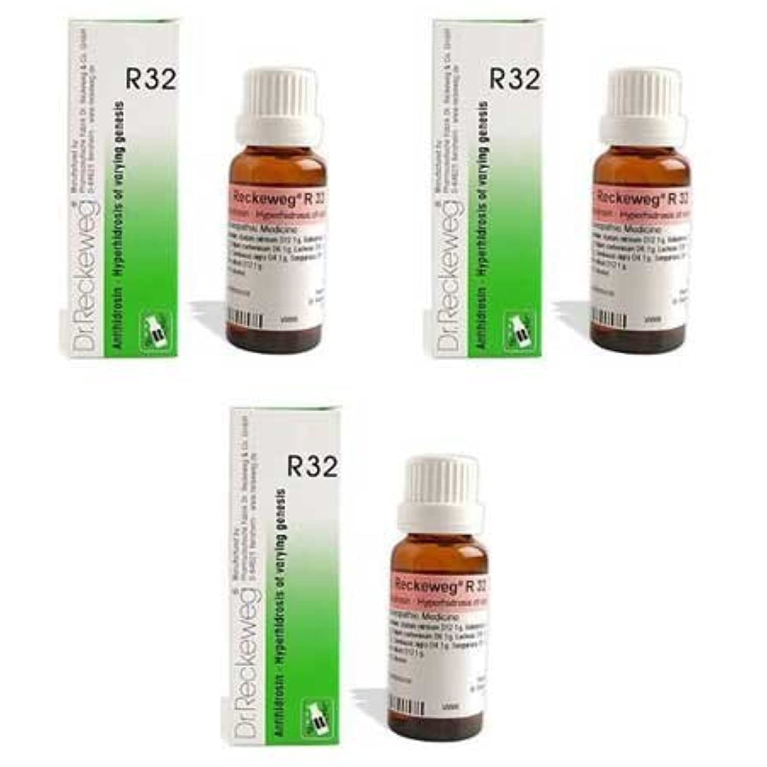 Dr. Reckeweg Dr.Reckeweg Germany R32 Excessive Perspiration (Pack of 3)