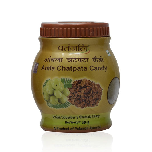 Patanjali Candy - Amla Chatpata, 500g Jar Patanjali Candy - Amla