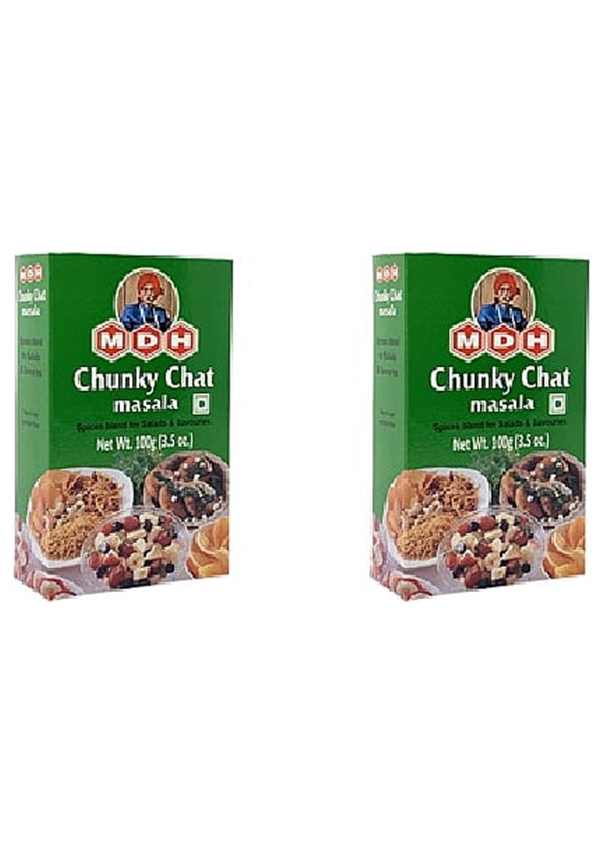 Pack Of 2 - MDH Chunky Chat Masala - 100 Gm (3.5 Oz)