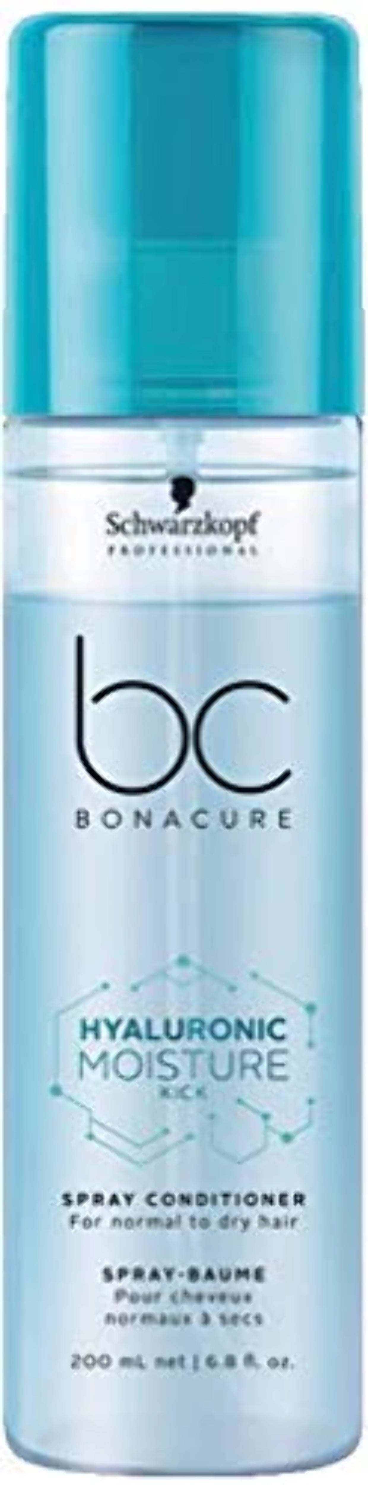 Schwarzkopf Professional Bonacure Hyaluronic Moisture Kick Spray Conditioner | For Dry Hai