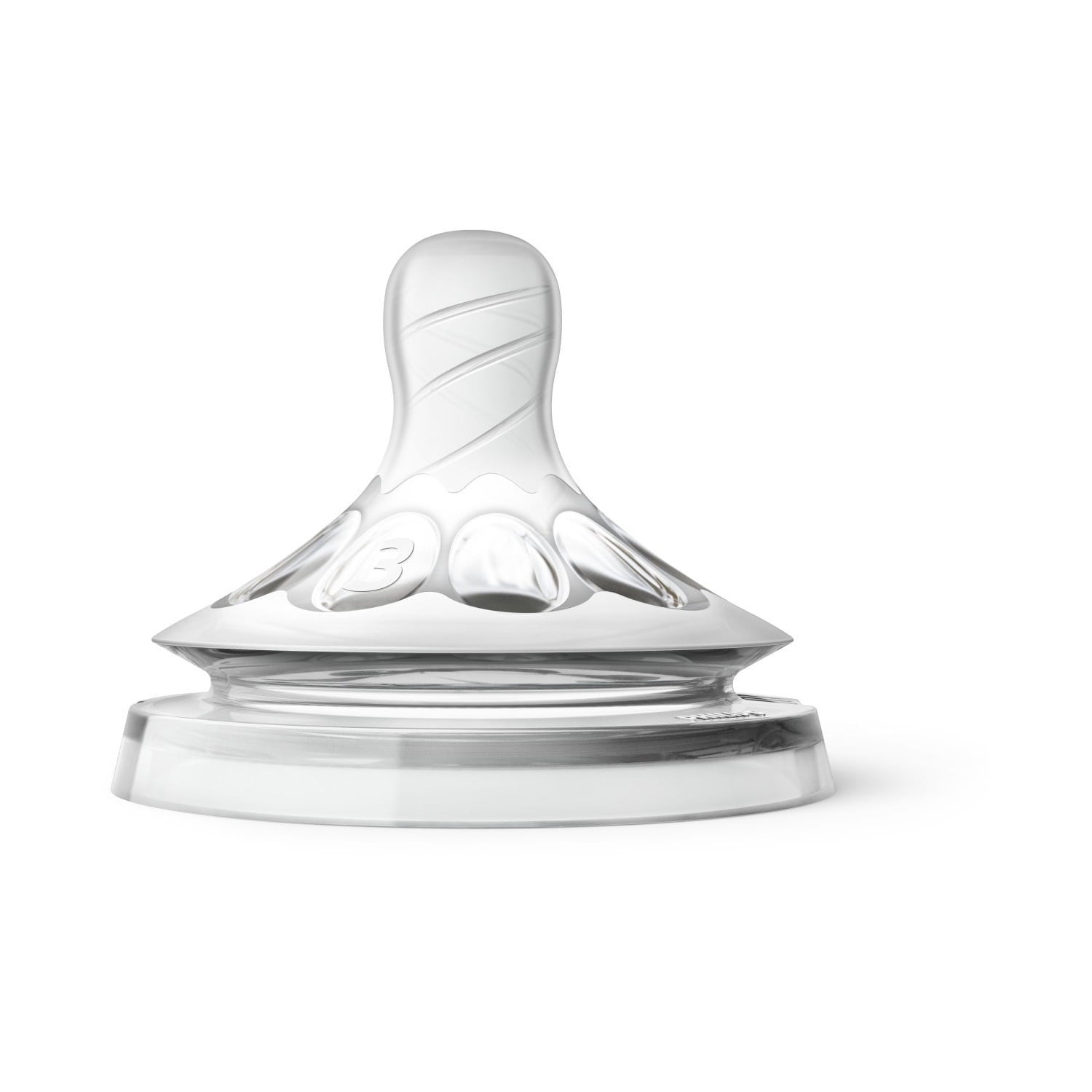 Philips Avent Natural Baby Bottle Medium Flow Nipple, 3M+, 2pk, SCF653/23