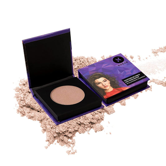 Sugar Cosmetics Contour De Force Mini Highlighter01 Champagne Champion (Champagne Gold)Lig