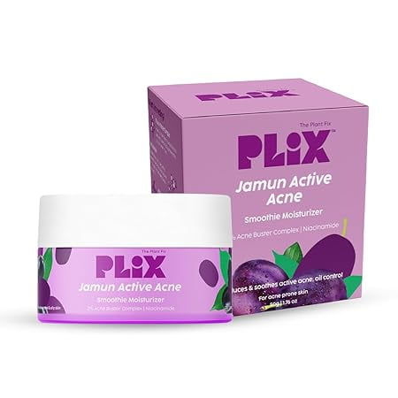 PLIX - THE PLANT FIX Niacinamide Jamun Moisturizer (50 gm), Helps Reduce Pimples with Acne