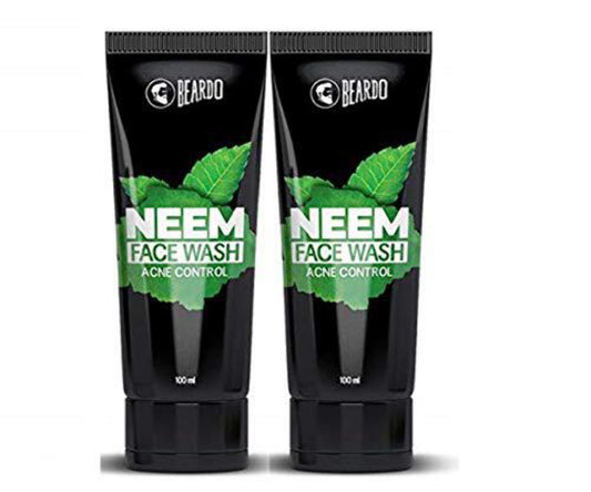 Beardo Purifying Neem FaceWash for Oil Control | Soothes Heals | Daily facewash for men |