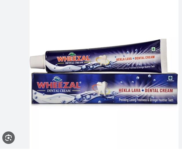 Wheezal Hekla Lava Dental Cream 100 gm