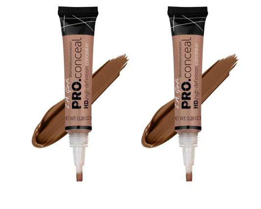 LA Girl HD.high-definition concealer - 987 Beautiful Bronze x 2