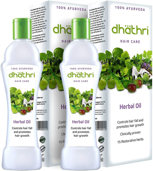Dhathri HairCare Herbal Oil - 100 ml (Pack of 2)