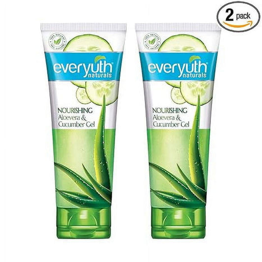 Everyuth Naturals Nourishing Aloe Vera & Cucumber Gel, 100 g (Pack of 2)