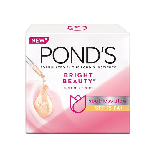 Pond's Bright Beauty SPF 15 Day Cream for Glowing Skin Daily Face Moisturizer- 50 G