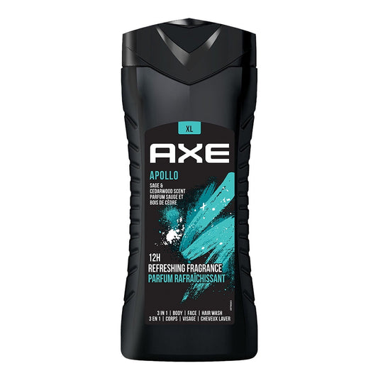 Axe Apollo 3 In 1 Body, Face & Hair Wash For Men 400ml