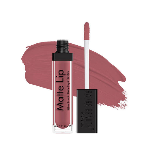 Swiss Beauty Ultra Smooth Matte Liquid Lipstick - 22 Real Nude