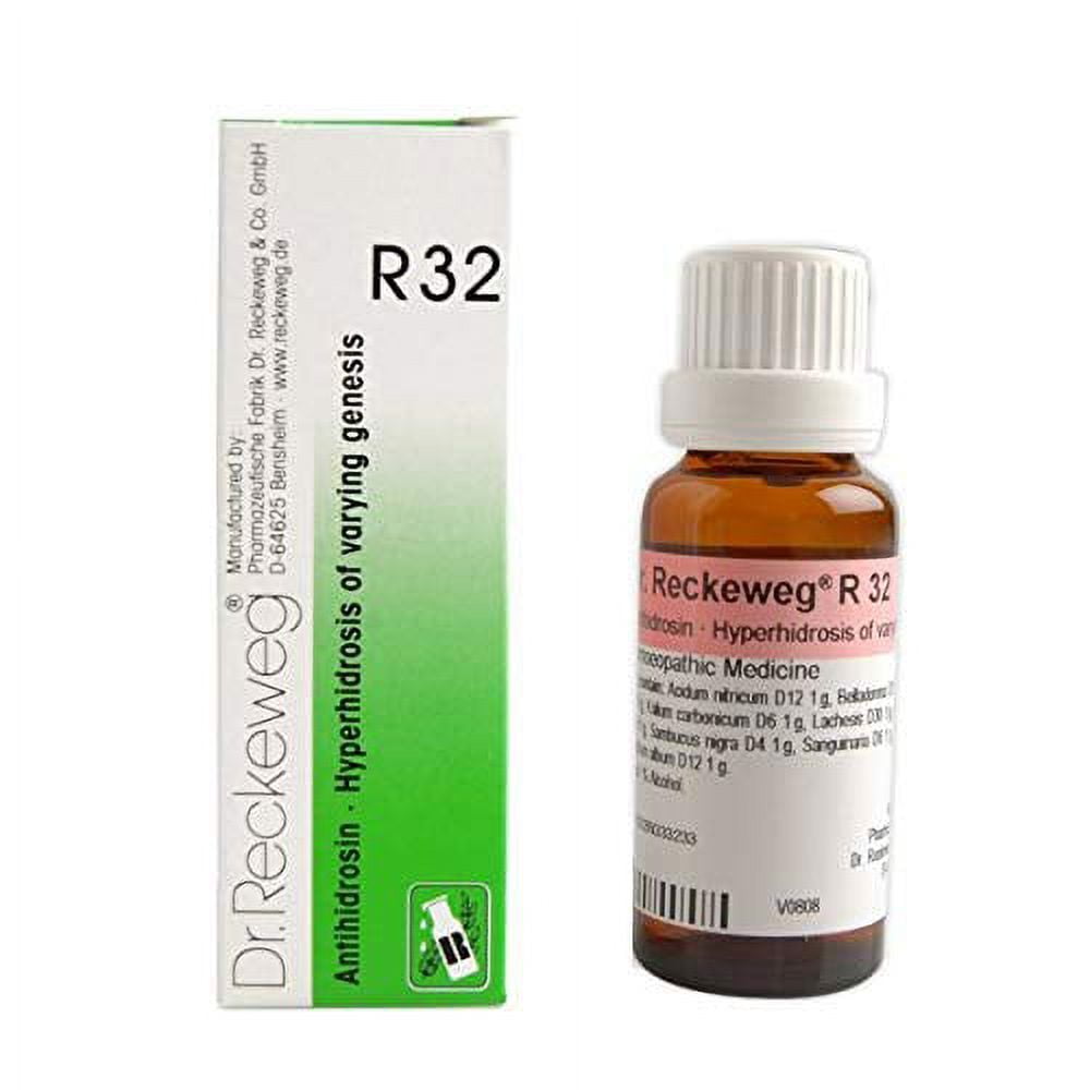 Dr.Reckeweg Germany R32 Excessive Perspiration Hyperhidrosis Of Varying Genesis Pack Of 3