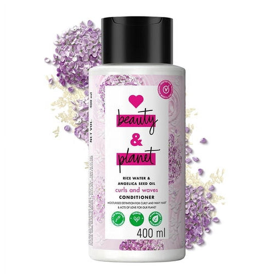 Love Beauty and Planet Rice Water & Angelica Seed Oil Silicone Free Conditioner For Curly