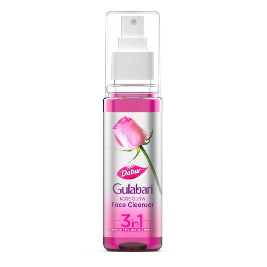 Dabur Gulabari Rose Glow FaceCleanser - 100ml | For All Skin Types | Cleaner, Balanced & H