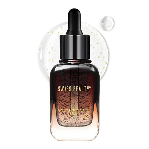 Swiss Beauty 24K Gold Lightweight SkinCare Serum | With Honey & Niacinamide | Reduce fine