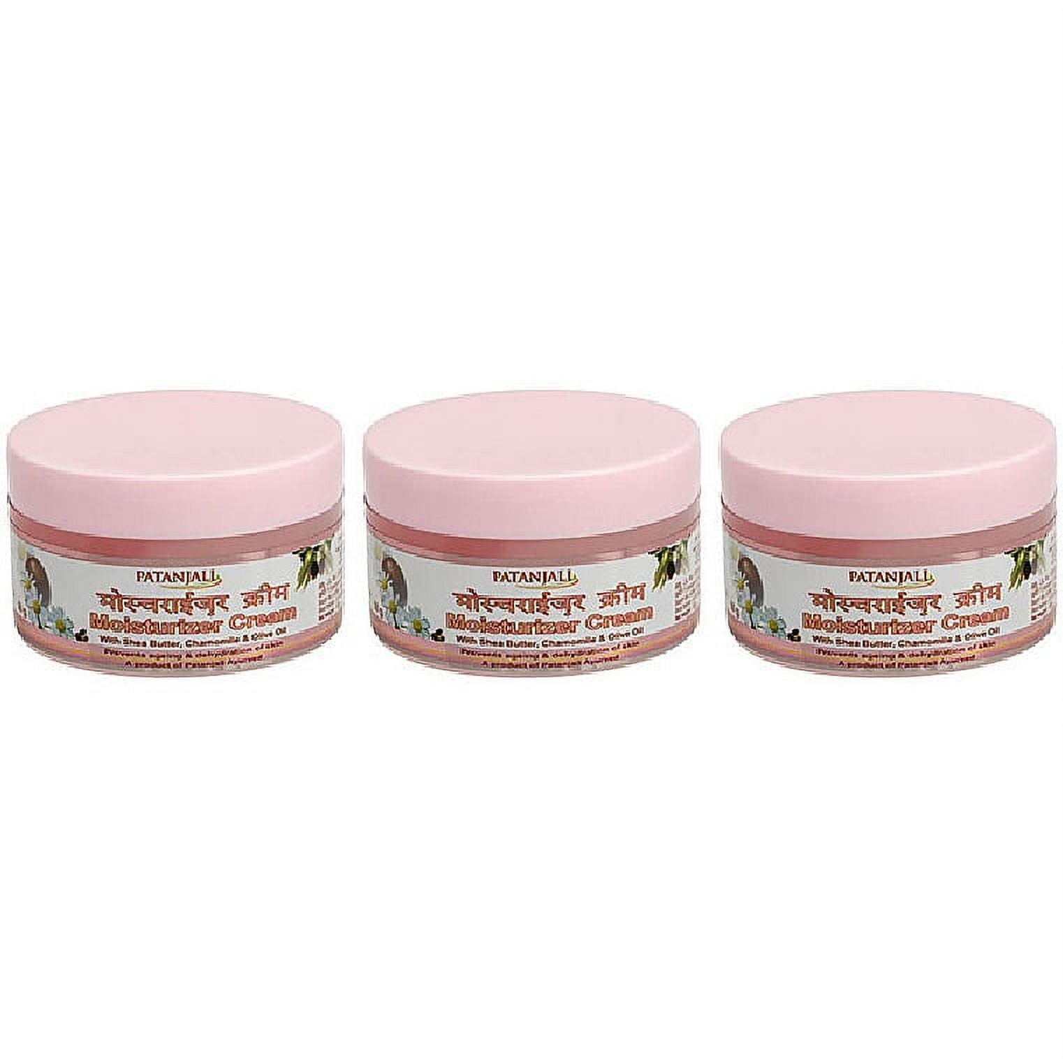 Pack Of 3 - Patanjali Moisturizer Cream - 50 Gm (1.75 Oz)