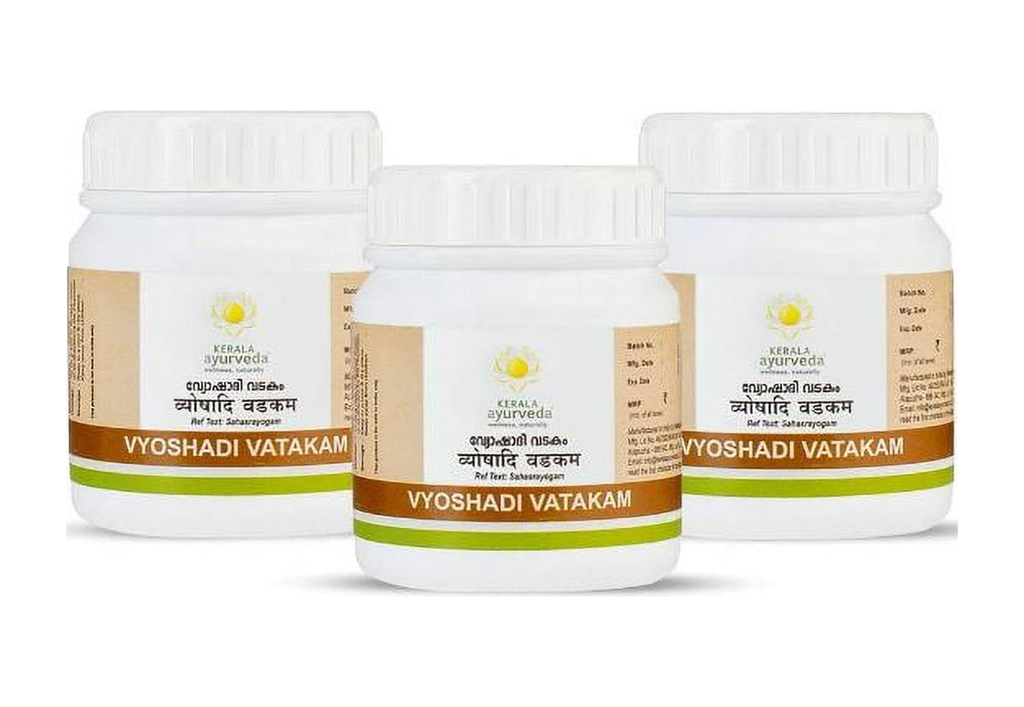 Kerala Ayurveda Vyoshadi Vatakam(50 Gm) -