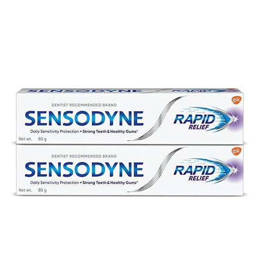 Sensodyne Toothpaste Rapid Relief Combo pack, Sensitive tooth paste to help beat sensitivi