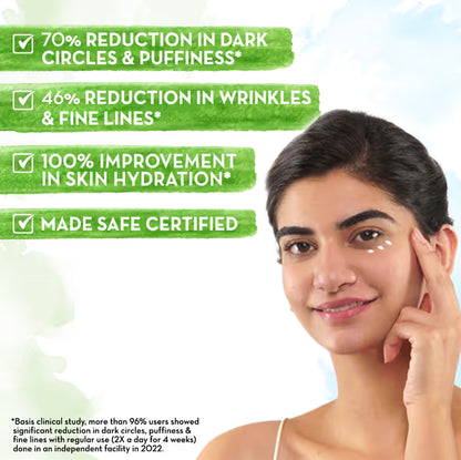 Mamaearth Vitamin C Daily Glow Under Eye Cream: Vitamin C & Turmeric, 20 g