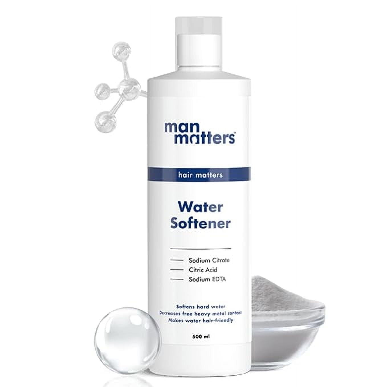 Man Matters Water Softener 500ml | Instant Hard Water Softening Agent | Reduces Hair Fall