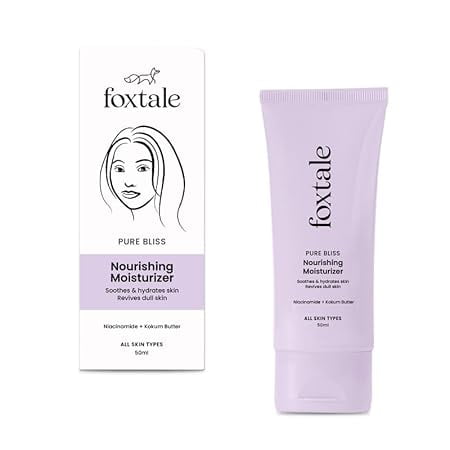 Foxtale Nourishing Face Moisturizer with Niacinamide for 24 Hr Hydration 50ml