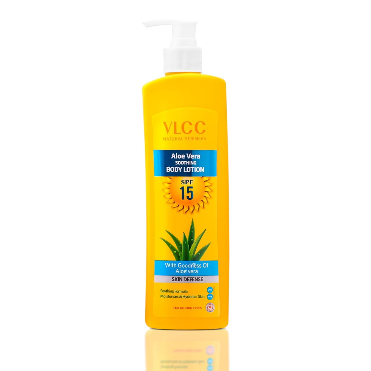 VLCC Aloe Vera Soothing BodyLotion - 350 ml | Aloevera and cocoa BodyLotion.