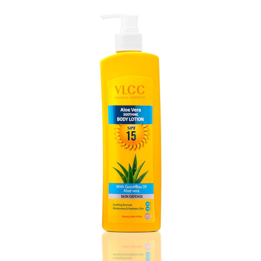 VLCC Aloe Vera Soothing BodyLotion - 350 ml | Aloevera and cocoa BodyLotion.