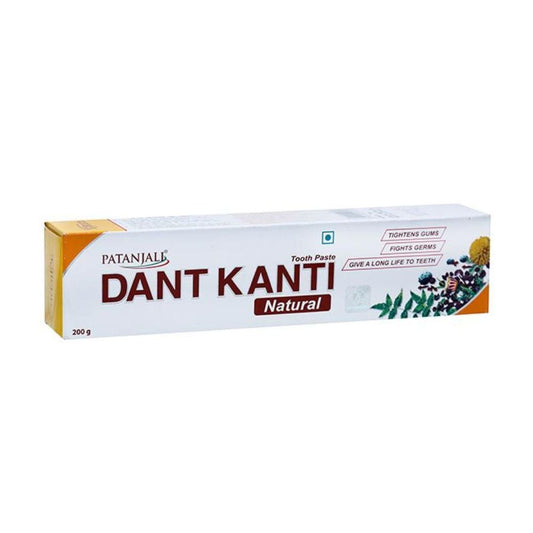 Patanjali Dant Kanti Tooth Paste Natural Ayurvedic 200g (Pack of 12)