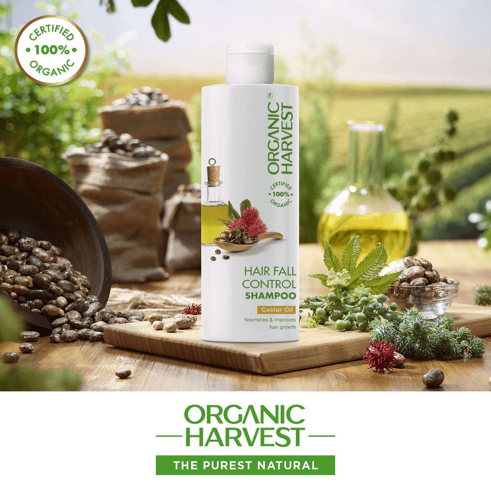 Organic Harvest Hair Fall Control Shampoo - 500ml