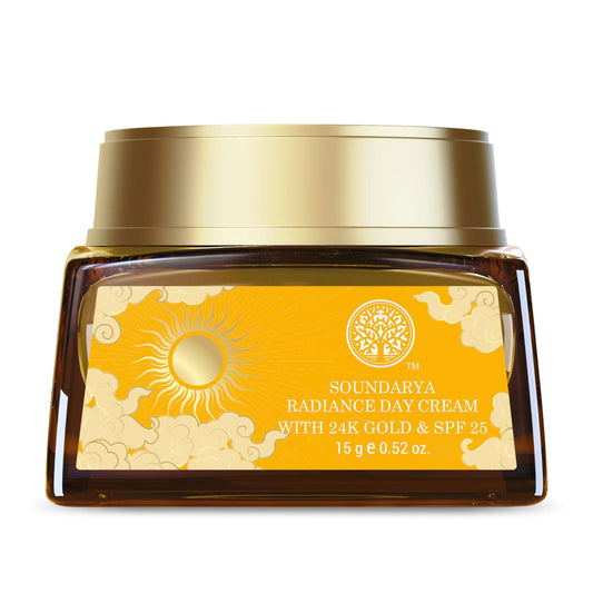 Forest Essentials Travel Size Soundarya Radiance Cream With 24K Gold & Spf 25 | Anti-Aging