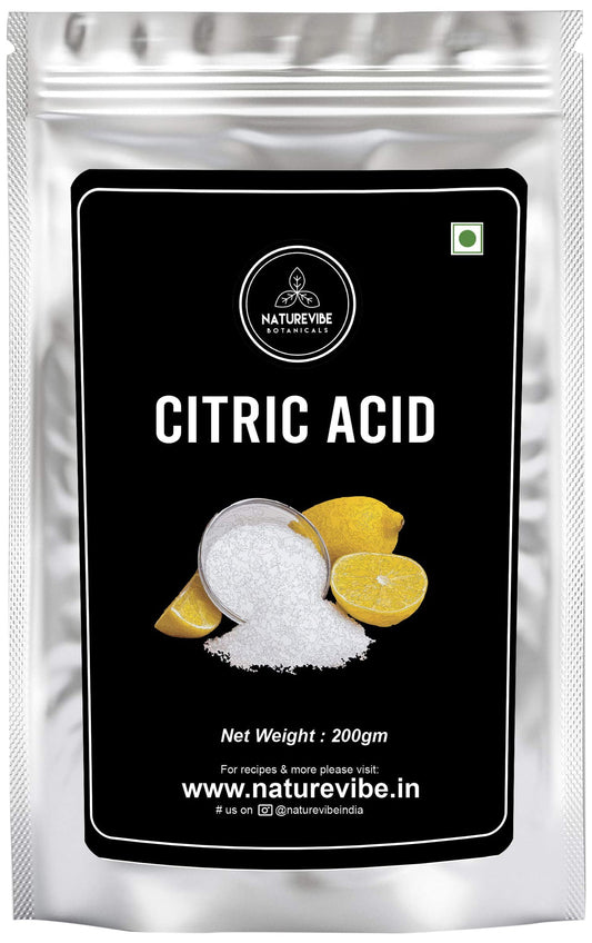 Naturevibe Botanicals Citric Acid - 200Gm