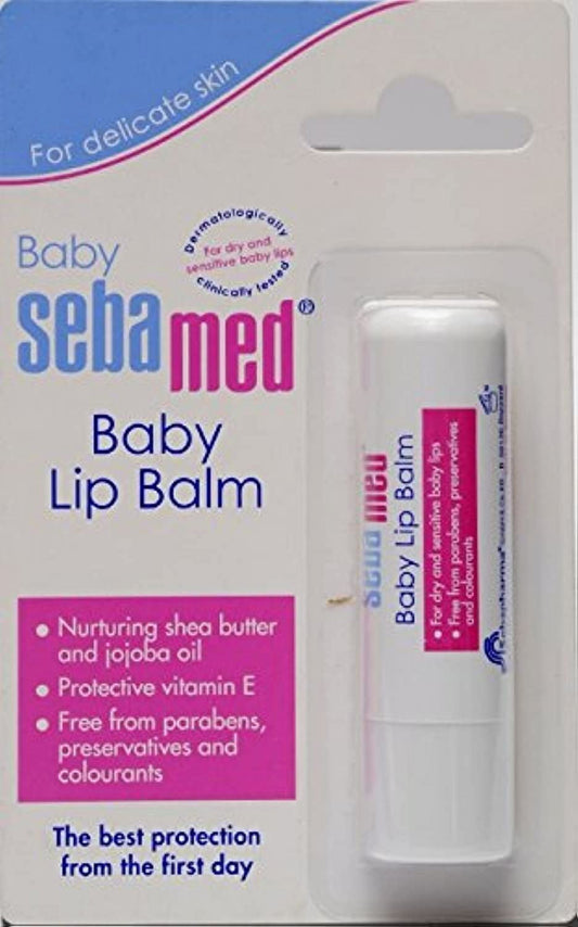 SebaMed Baby LipBalm, 4.8g, White