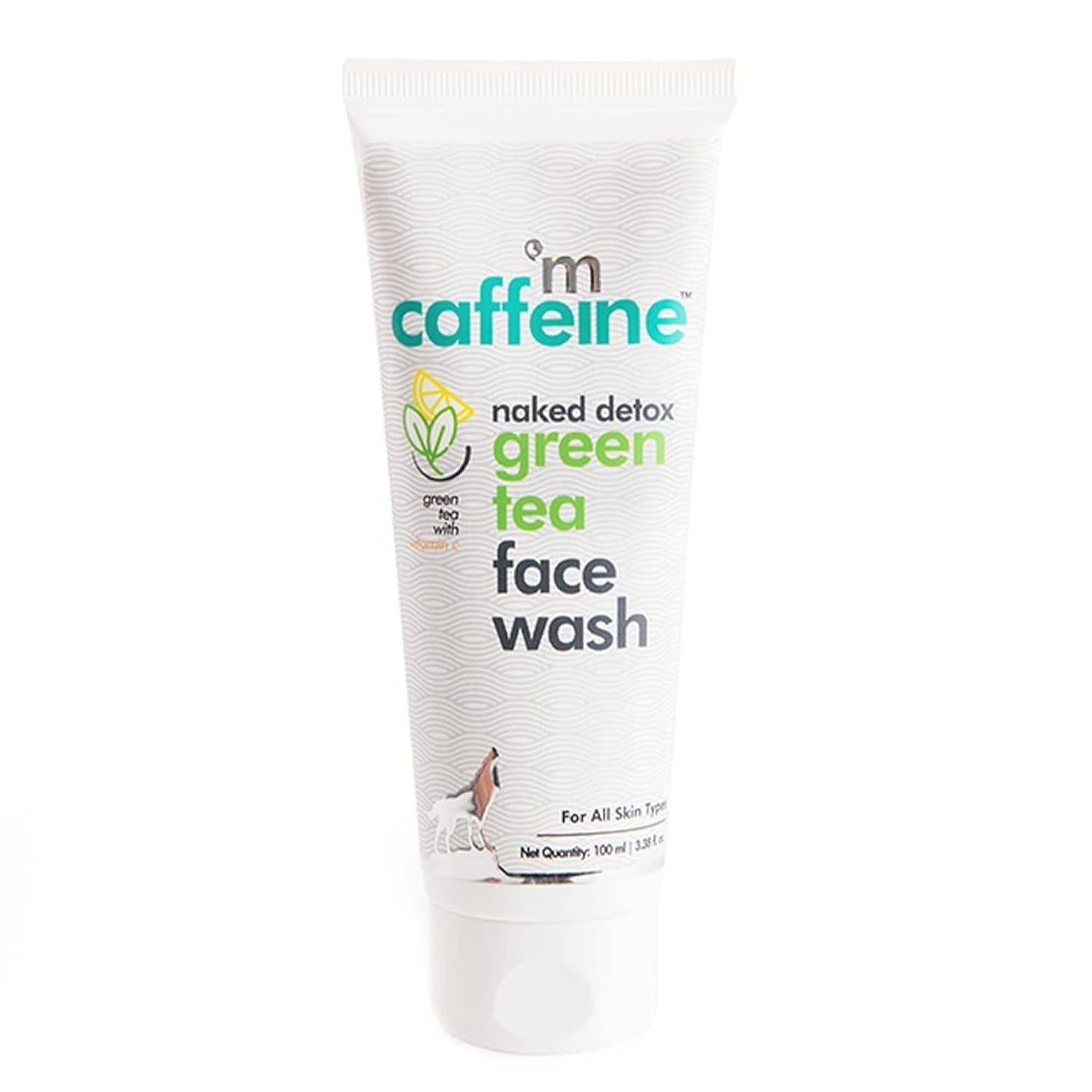 Mcaffeine Vitamin C FaceWash For Women With Green Tea & Hyaluronic Acid | Oil Control Face
