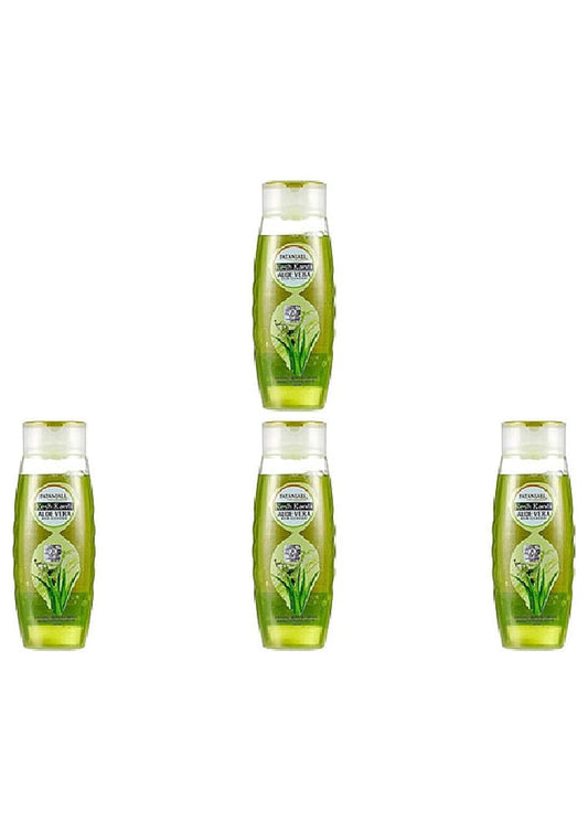Pack Of 4 - Patanjali Aloevera Hair Cleanser Shampoo - 200 Ml (6.76 Oz)