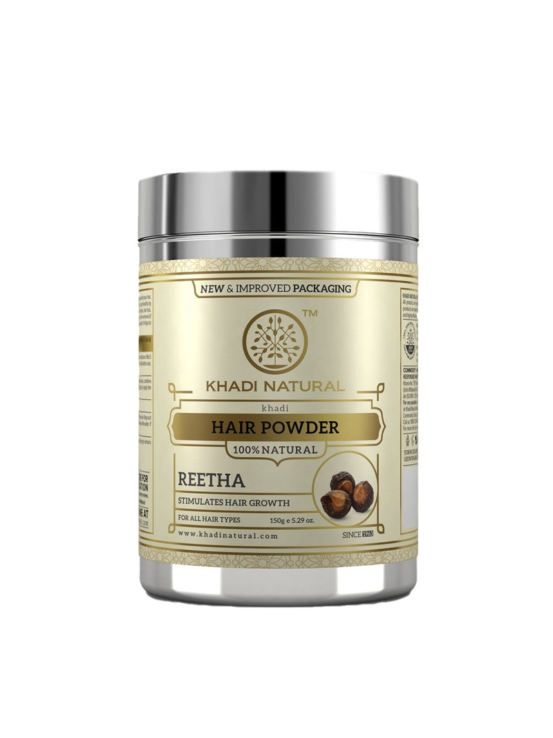 Khadi Organic Reetha Powder - 150 ml