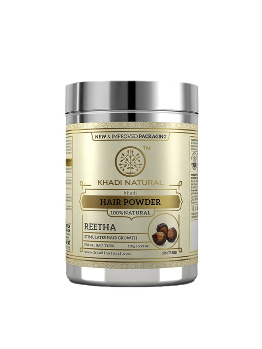 Khadi Organic Reetha Powder - 150 ml