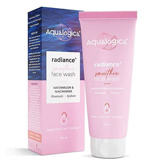 Aqualogica Radiance+ Smoothie FaceWash with Watermelon & Niacinamide | Facial Cleanser | G