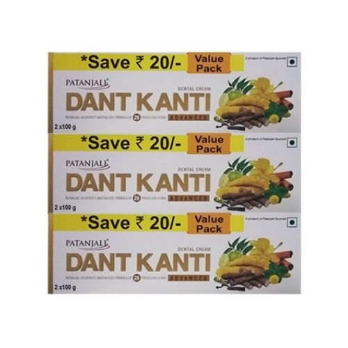 Patanjali Dant Kanti Advanced Toothpaste Dental Cream 200g