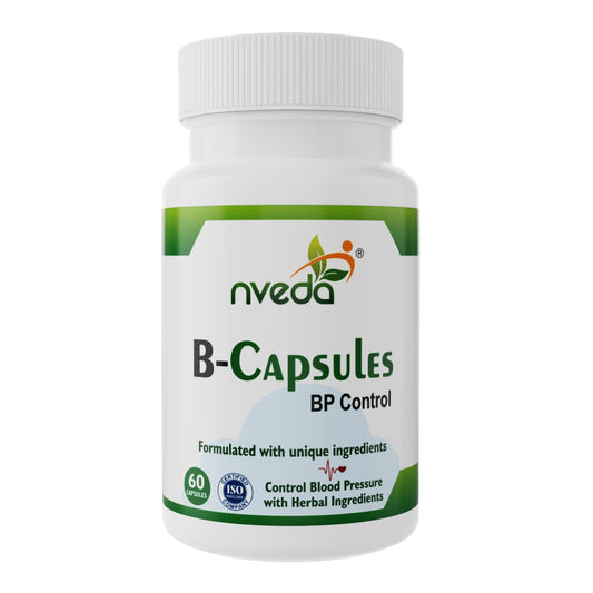 Nveda Bp Control For Blood Pressure (60 Capsules) Ayurvedic Formulation