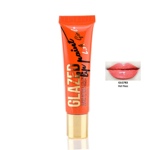 L.A. Girl Glazed Lip Paint, Hot Mess