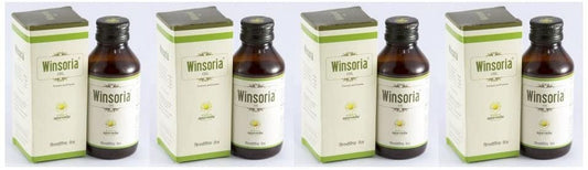 Kerala Ayurveda Winsoria Oil 100ml - Ayurvedic Oil for Psoriasis (Pack of 4)