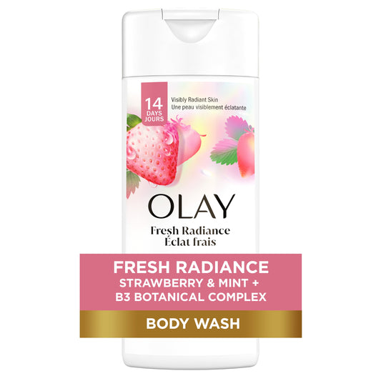 Olay Fresh Outlast BodyWash, Notes of White Strawberry & Mint, 3 fl oz