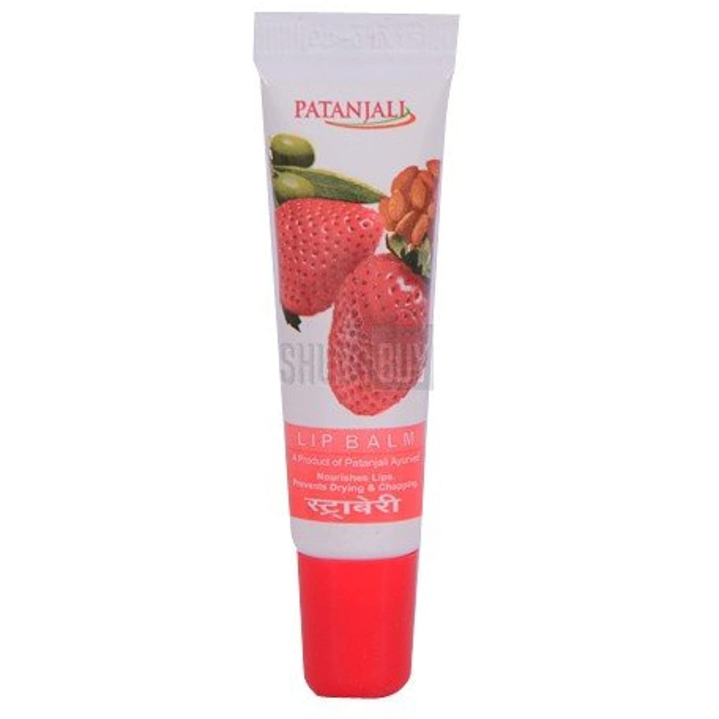 4 X Patanjali LipBalm Strawberry X 1